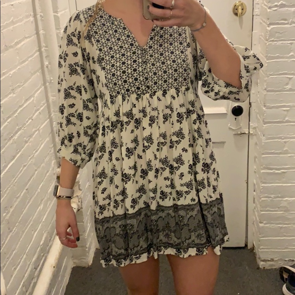 Black and white dress